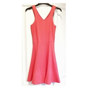 Zara Trafaluc Fit & Flare Drop Waist Scuba Dress